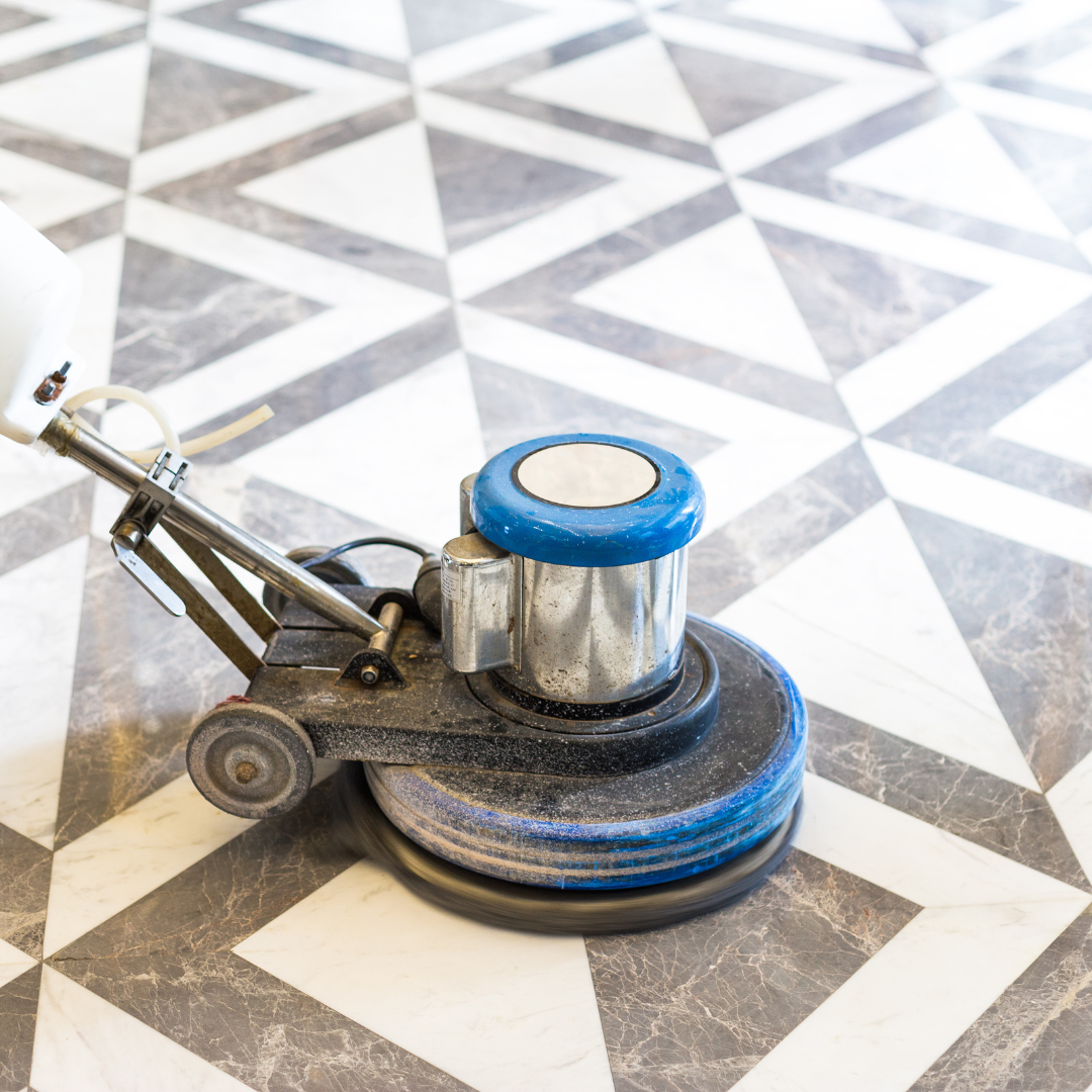 Mosaic Floor Polishing